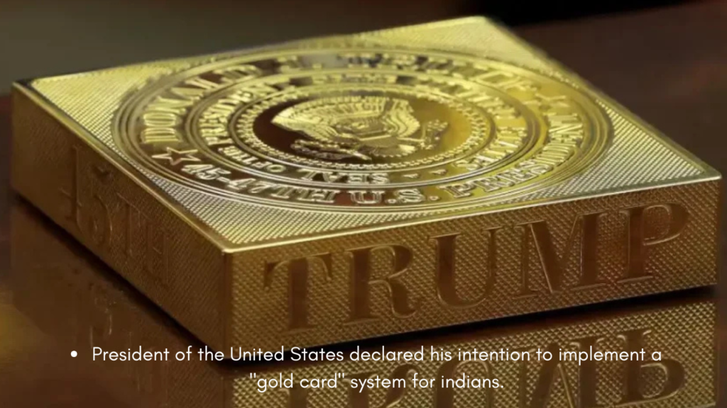 The Donald Trump Gold Card Program 