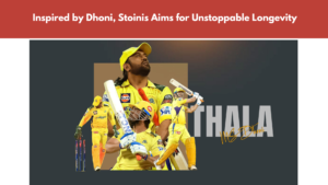 Inspired by Dhoni